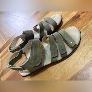 Propet Olive Green Strappy Comfort Sandals (S3626)